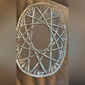 Mika’s a Hampshire Gold Crystal Serving Dish.